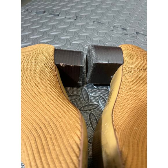 EVERLANE The Day Glove Ribbed Round Toe Pull On Sock Boot Toffee Size 10 - Picture 5 of 10